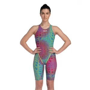 ARENA CAIMANO SPECIAL EDITION WOMEN'S RACING SUIT POWERSKIN ST NEXT - AURORA CAYMAN