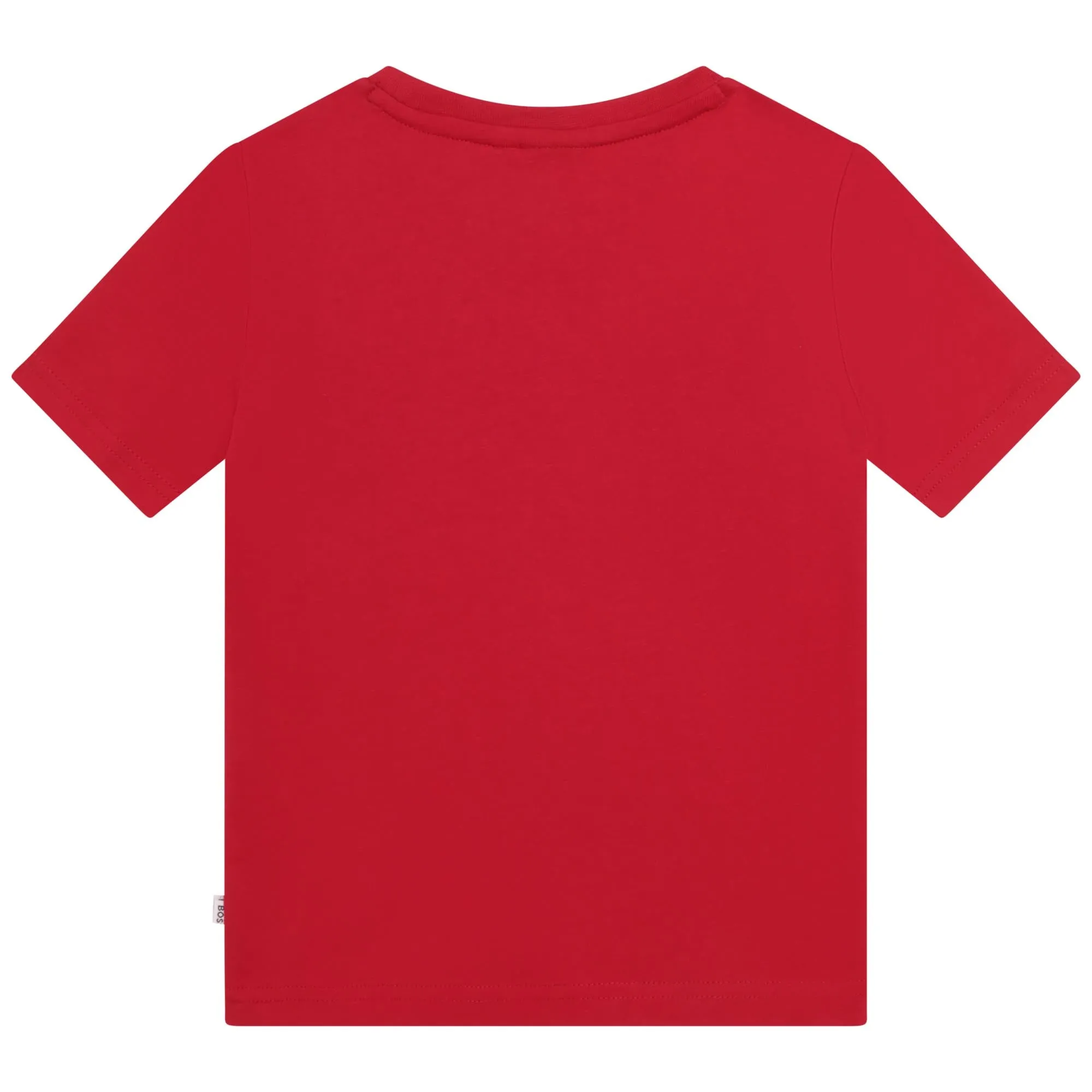 Boys Red Logo Short Sleeve T-Shirt