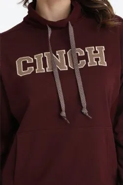 Cinch Women's French Terry Hoodie - Purple