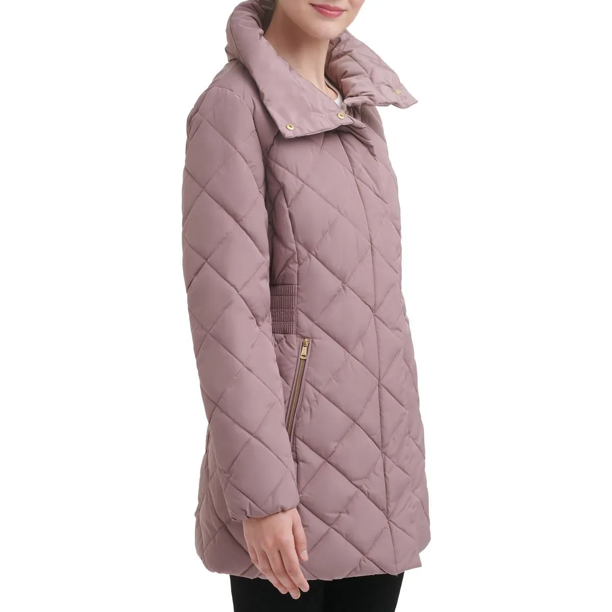 Cole Haan Womens Down Winter Puffer Coat