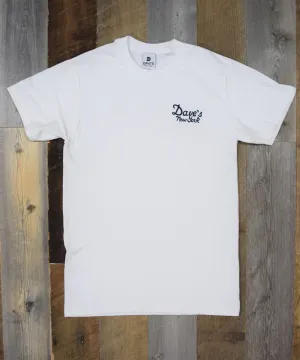 Dave’s New York Vintage Logo Short Sleeve T-shirt - White