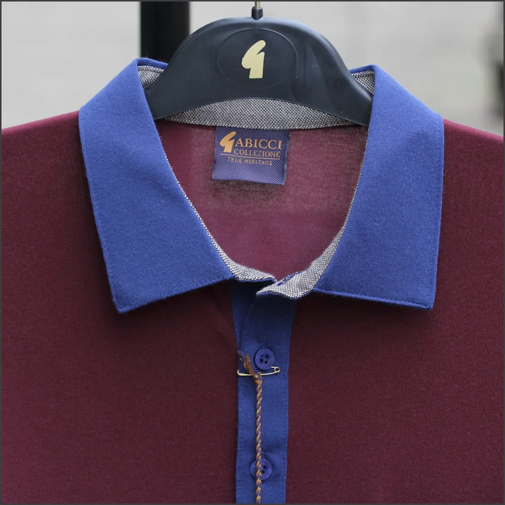 Gabicci X10 Berry Pattern Polo=