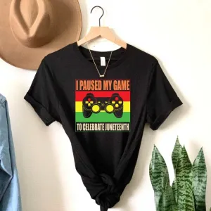 Gamer Juneteenth Shirt