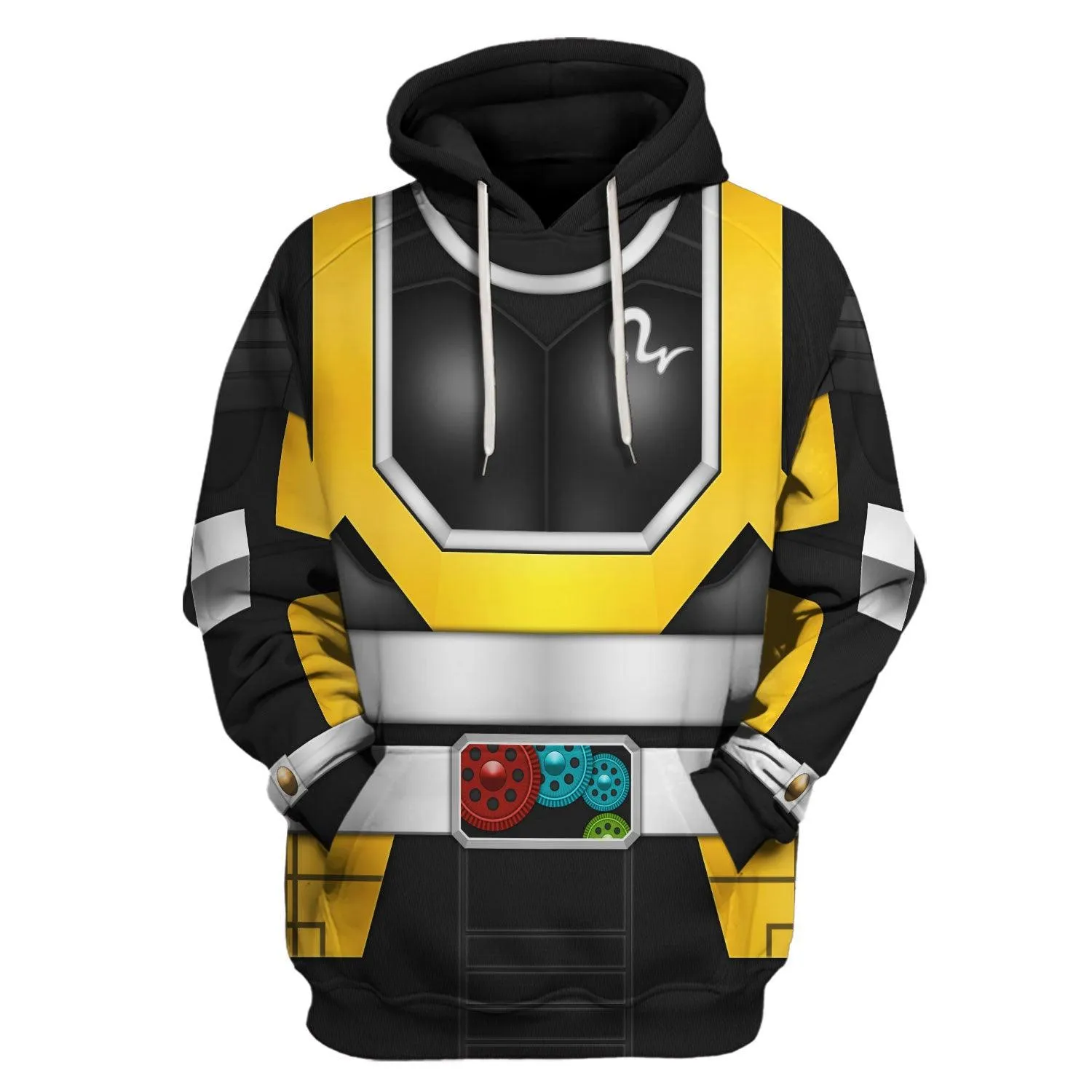 Gearhomie Simulation Super Gold Kamen Rider Black RX Cosplay Costumes Hoodies Sweatshirt T-shirt Tracksuit