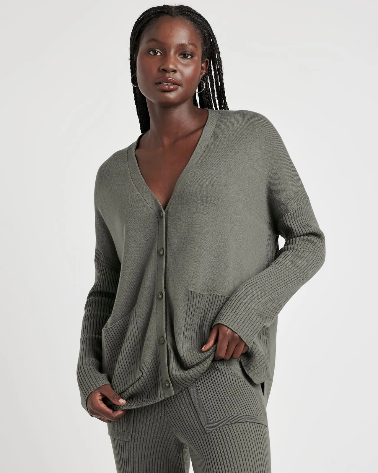 Georgie Cashblend Tunic Cardigan