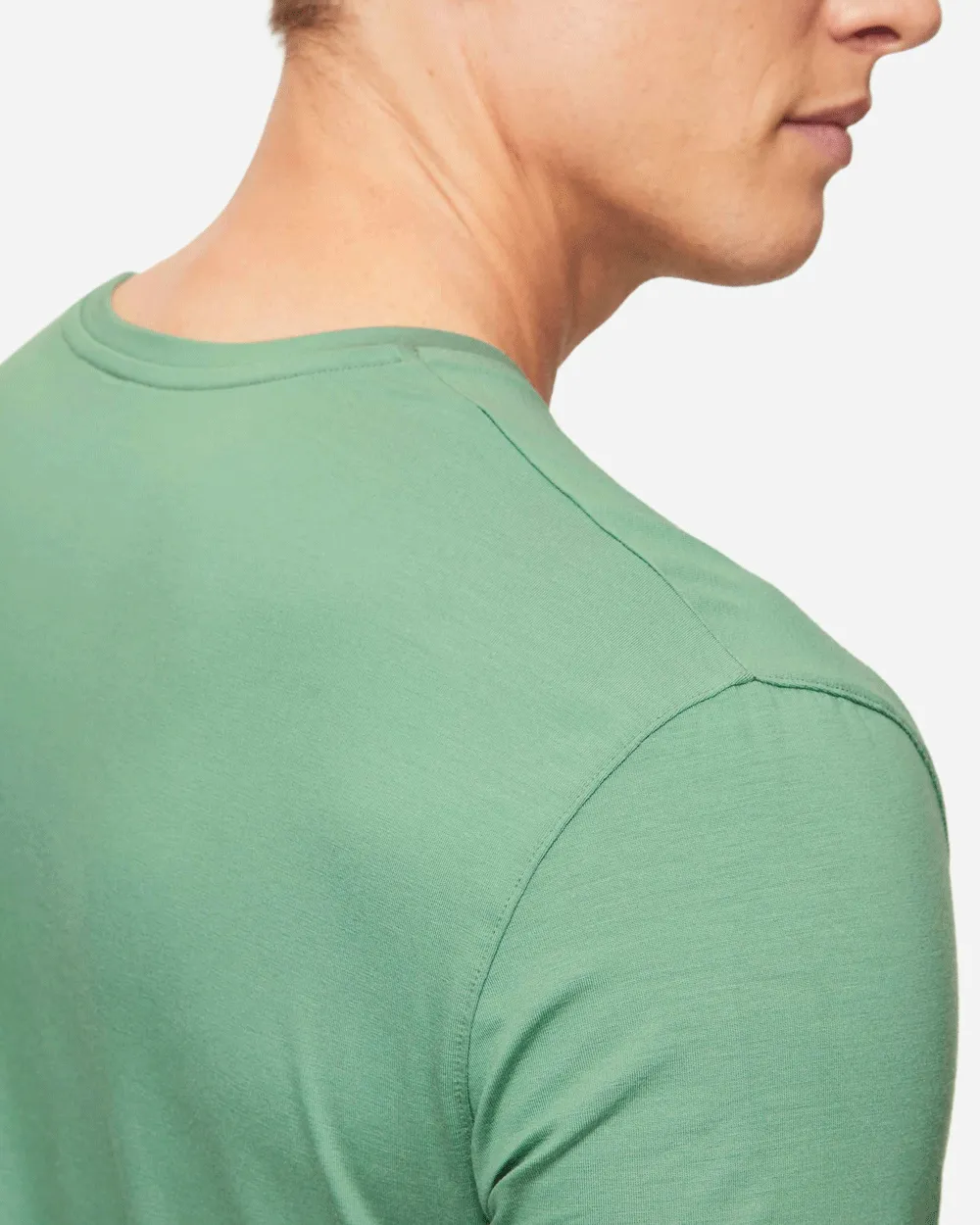 Green Micro Modal Short Sleeve T-Shirt