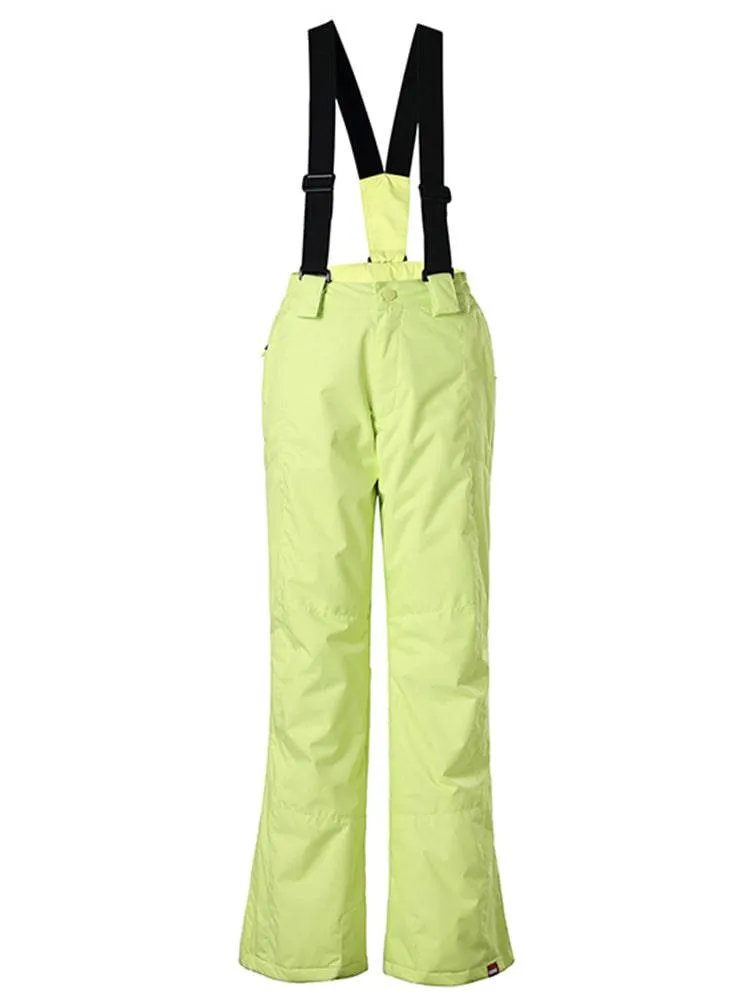 Gsou Snow Kids Yellow Utility Bib Pants