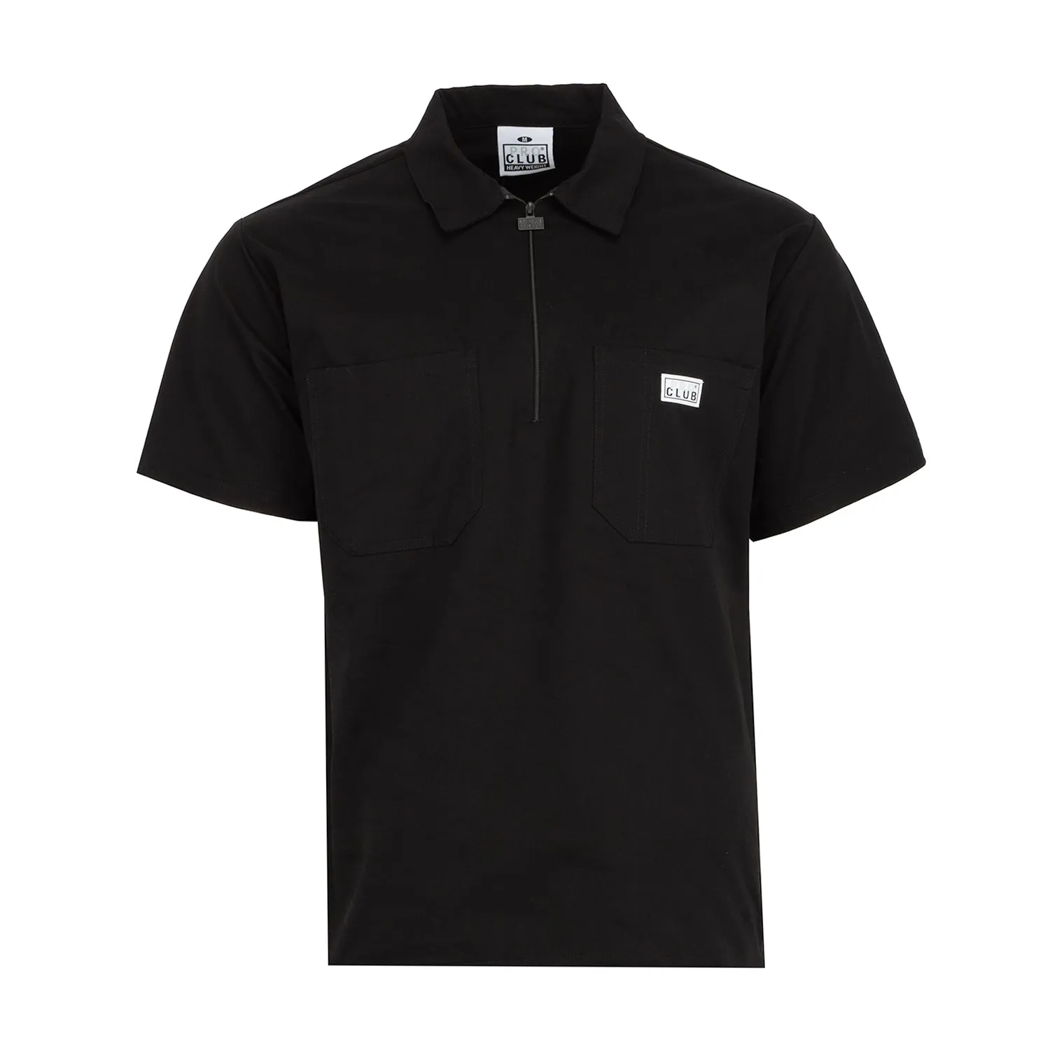 Half Zip Stretch Work Shirt - Mens