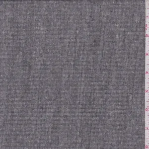 Heather Dove Grey Rib Knit Fabric