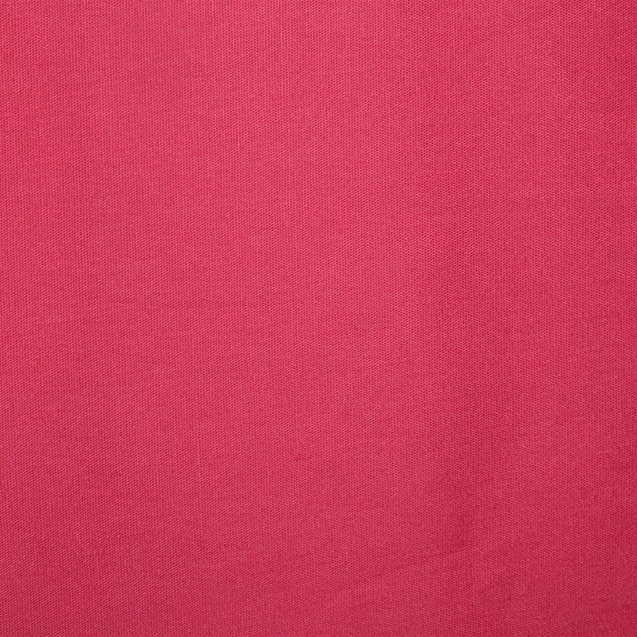 Hot Pink Poplin Stretch Woven Fabric