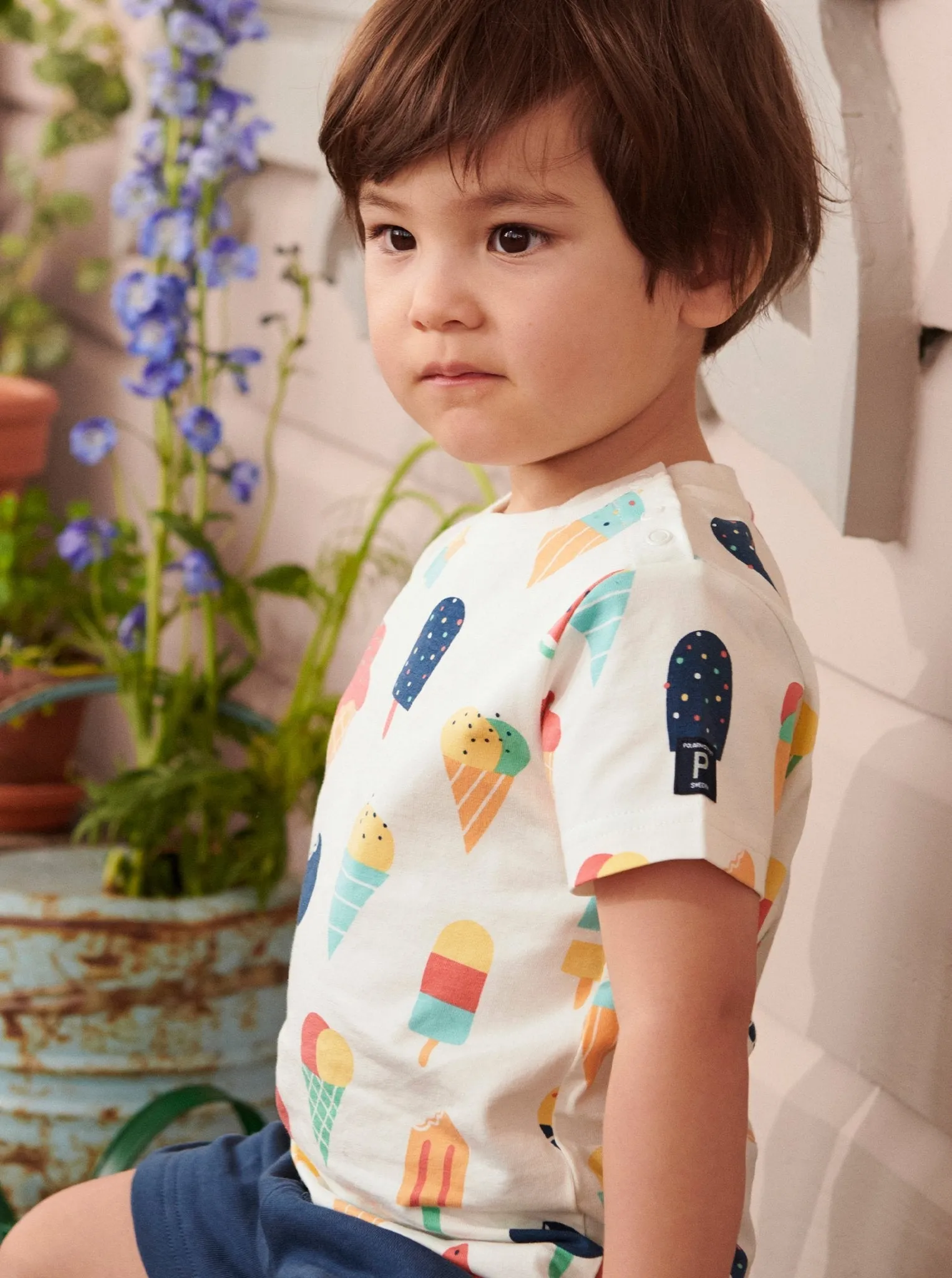 Ice Cream Print Kids T-Shirt