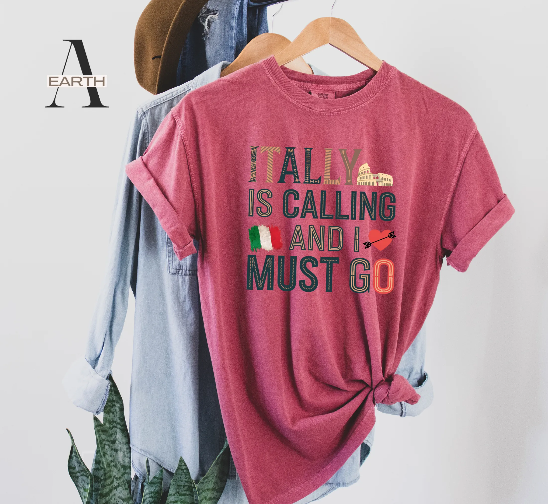 Italy is Calling and I Must Go Comfort Colors Shirt