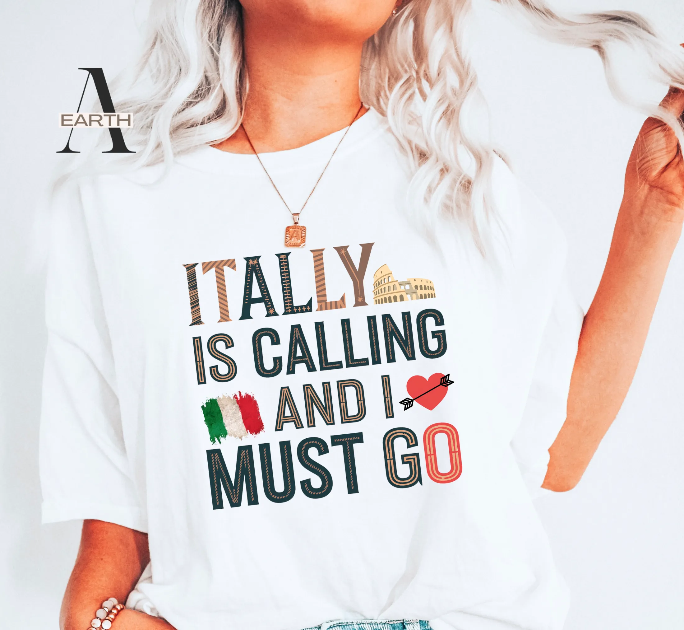 Italy is Calling and I Must Go Comfort Colors Shirt