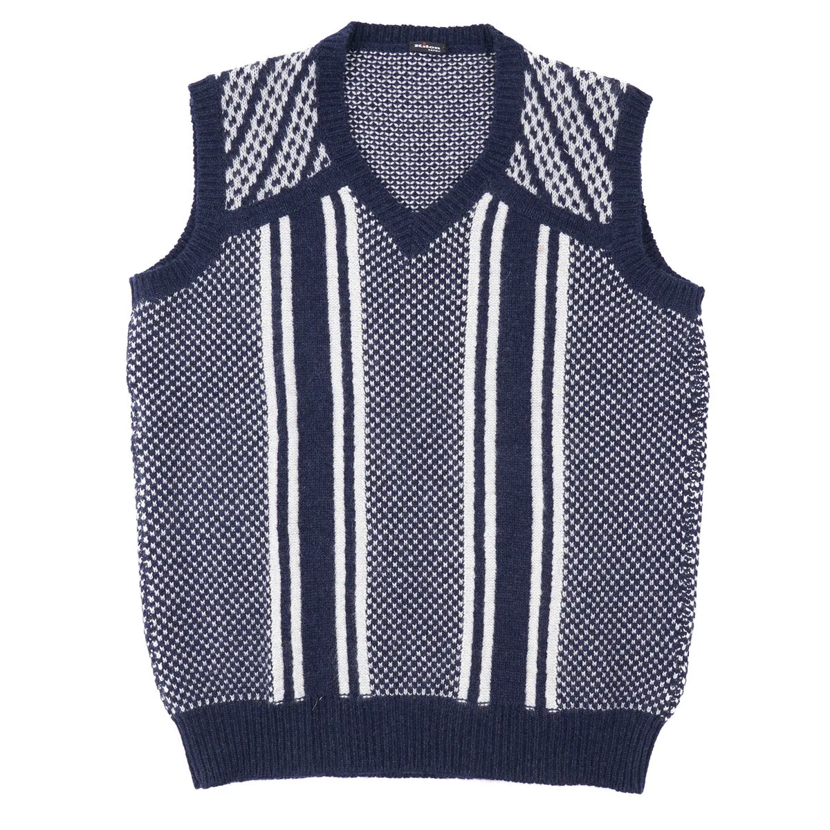 Kiton Patterned Cashmere Sweater Vest