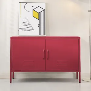 Magnus Metal Buffet Sideboard Cabinet - Pink