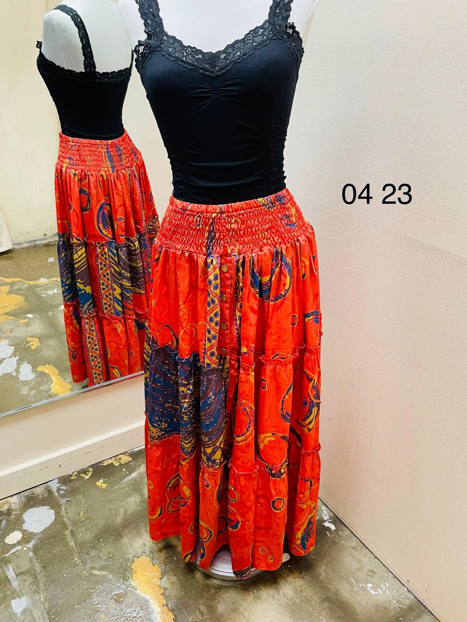 Monarch Maxi Skirt by Kantha Bae