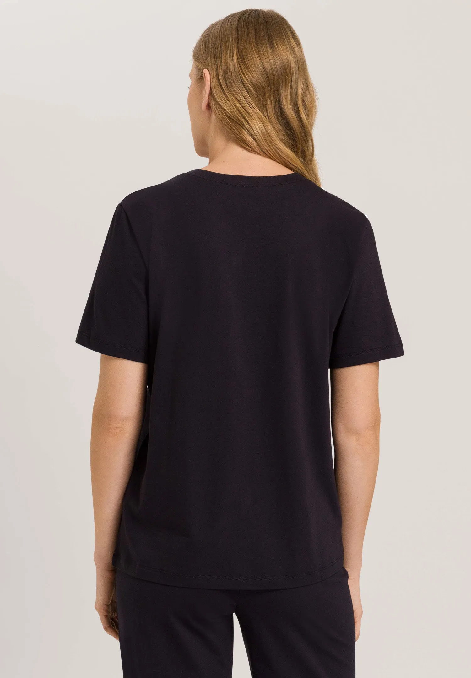 Natural Shirt Organic Cotton Top | Black 78662-019