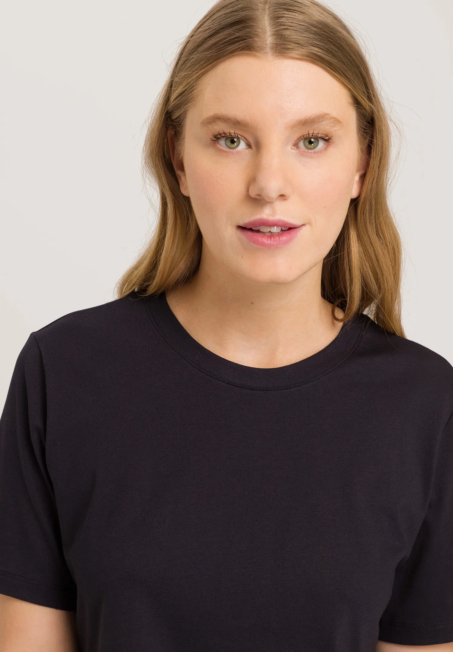 Natural Shirt Organic Cotton Top | Black 78662-019