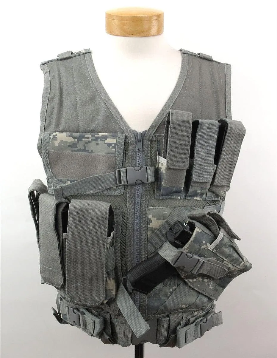 NcSTAR Crossdraw Tactical Vest (Regular/2XL)