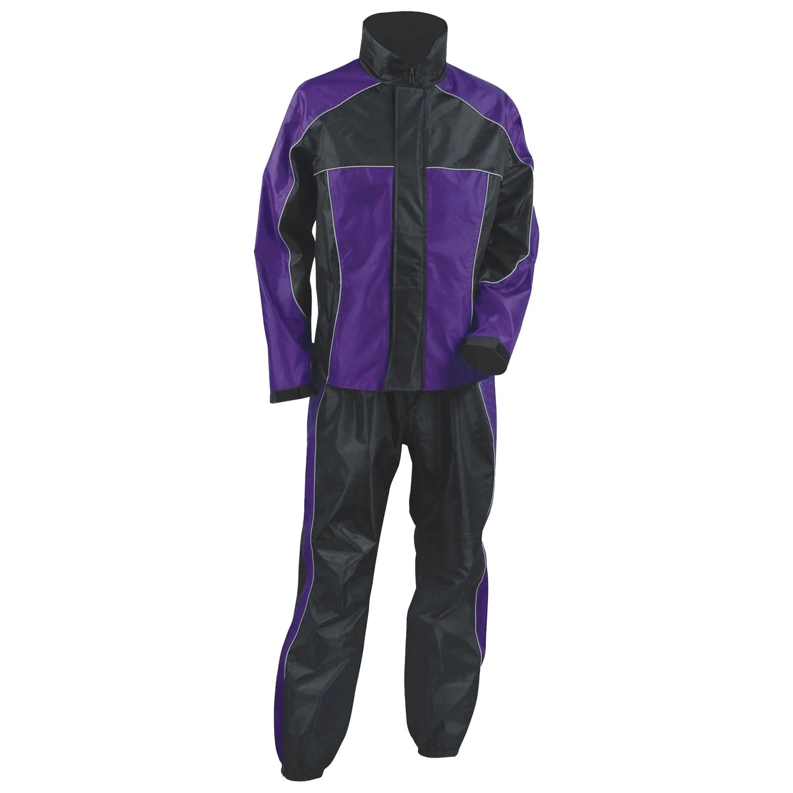 NexGen SH2222 Women's Purple and Black Oxford Water Proof Motorcycle