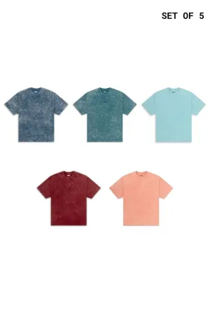 Pack of 5 Vintage Core T-shirts