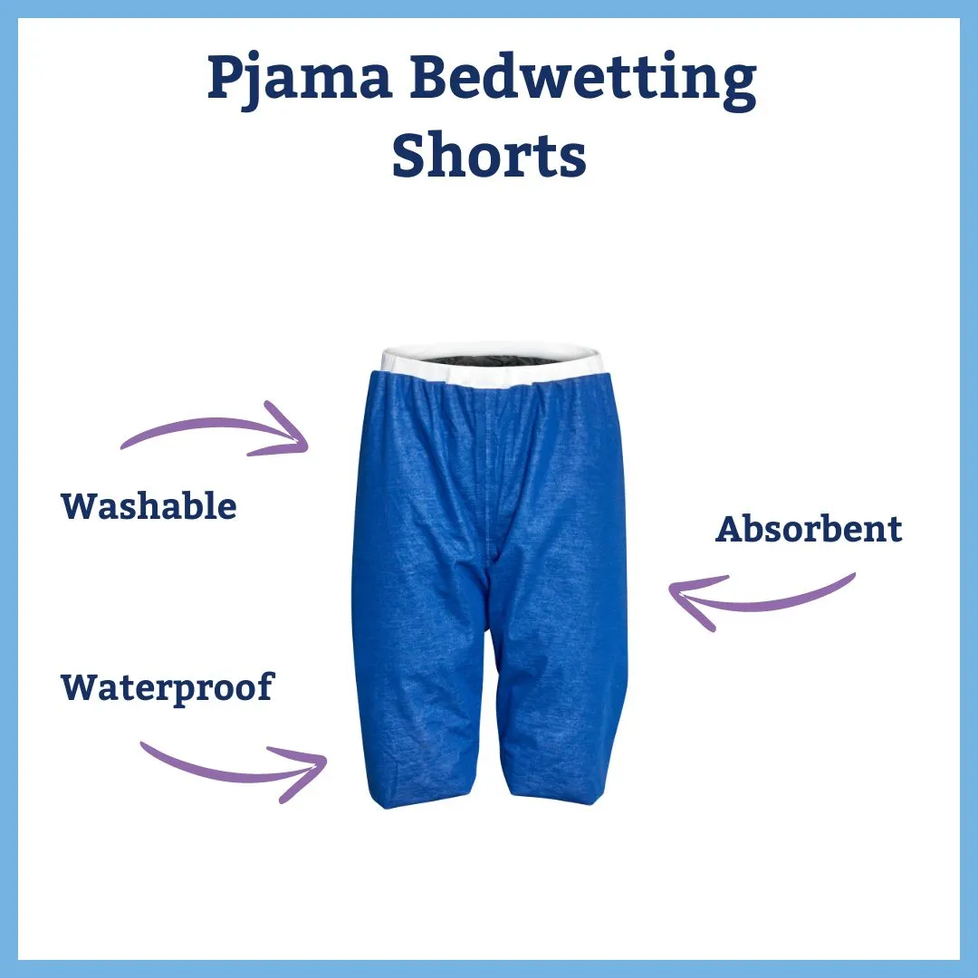 Pjama Bedwetting Shorts (BLUE) Starter Kit for Children