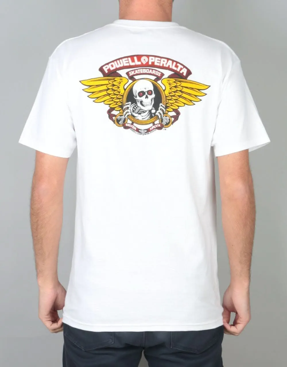 Powell Peralta Winged Ripper T-Shirt - White