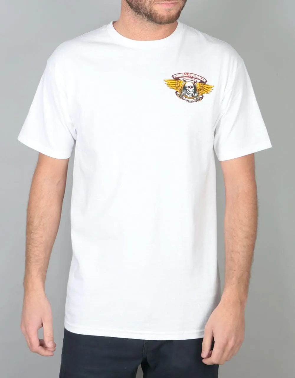 Powell Peralta Winged Ripper T-Shirt - White