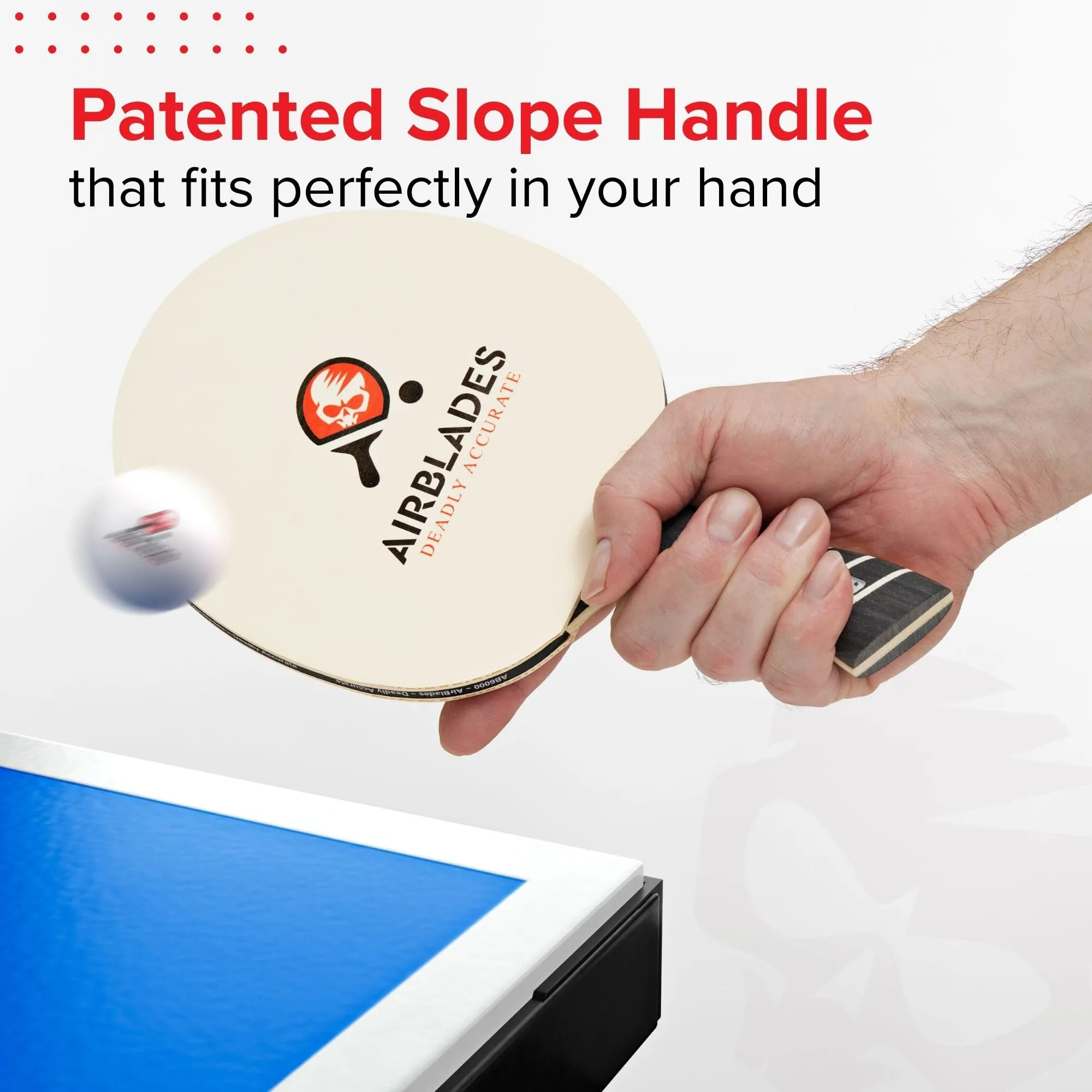 Professional Ping Pong Paddle With Hard Carry Case Table Tennis Racket Airblades