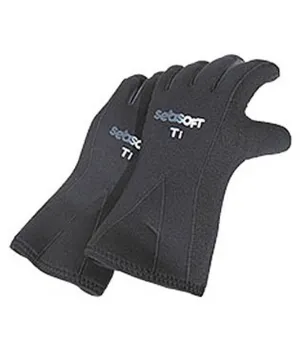 SeaSoft 3mm TI Pro Titanium Kevlar Gloves for Scuba Diving