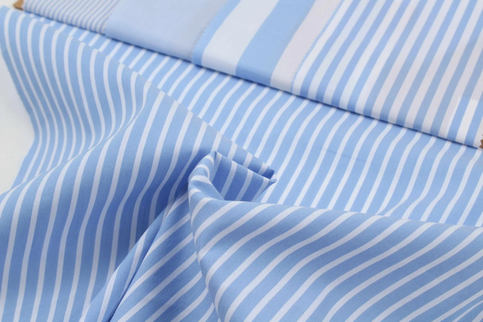 Soft Cotton Stripes Poplin - Stretch - 5 Variants Available