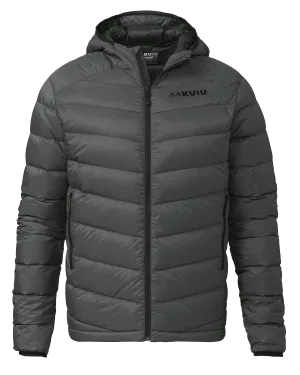 Super Down LT Hooded Jacket | Gunmetal