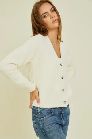 Sweater | Ivory Cardigan