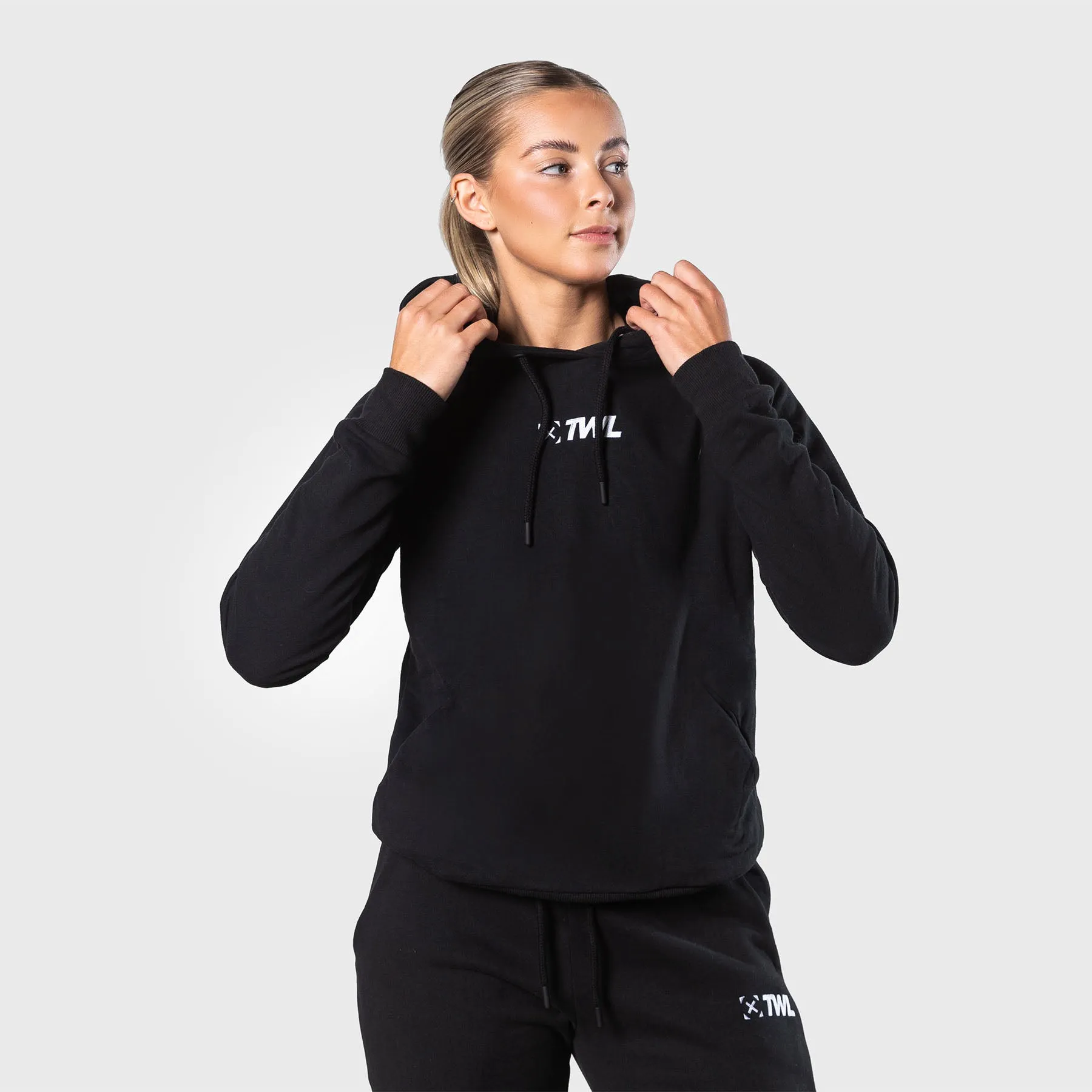 TWL - WOMENS REFORM OVERHEAD HOODIE - BLACK