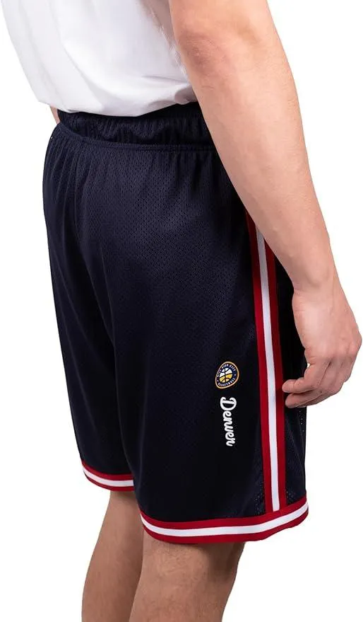 Ultra Game NBA Official Men’s Slam Active Basketball Training Shorts - Unisex, Denver Nuggets, Team Color|Denver Nuggets