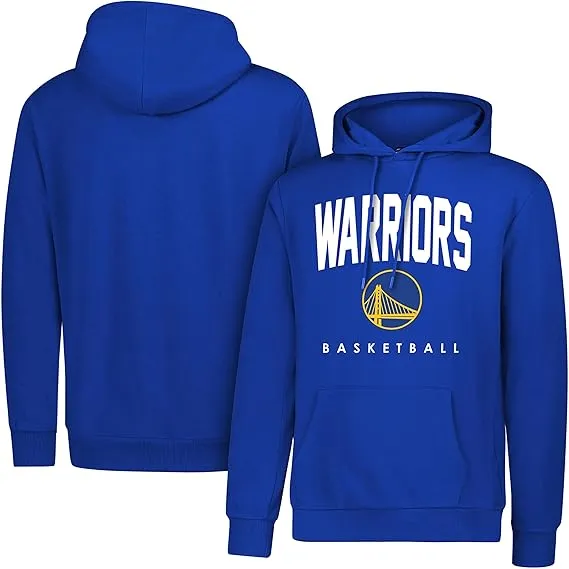 Ultra Game NBA Official Men's Super Soft Teamster Hoodie Sweatshirt, Golden State Warriors, Team Color|Golden State Warriors