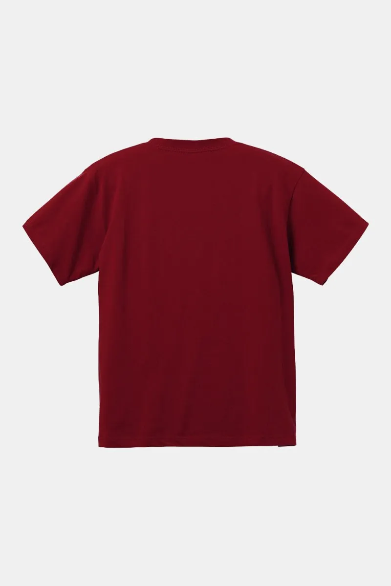 United Athle 5942 Classic Heavyweight 6.2oz T-shirt (Burgundy)