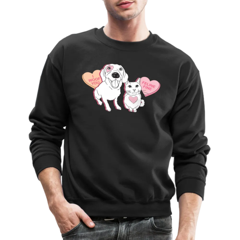 Valentine Hearts Crewneck Sweatshirt