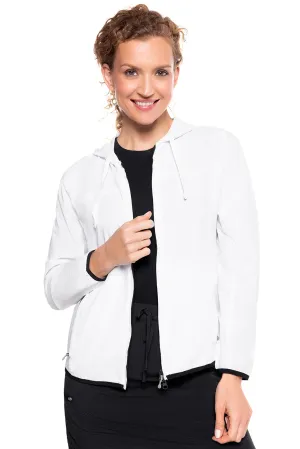 Women's Arcadian Packable Sunblock Jacket | White