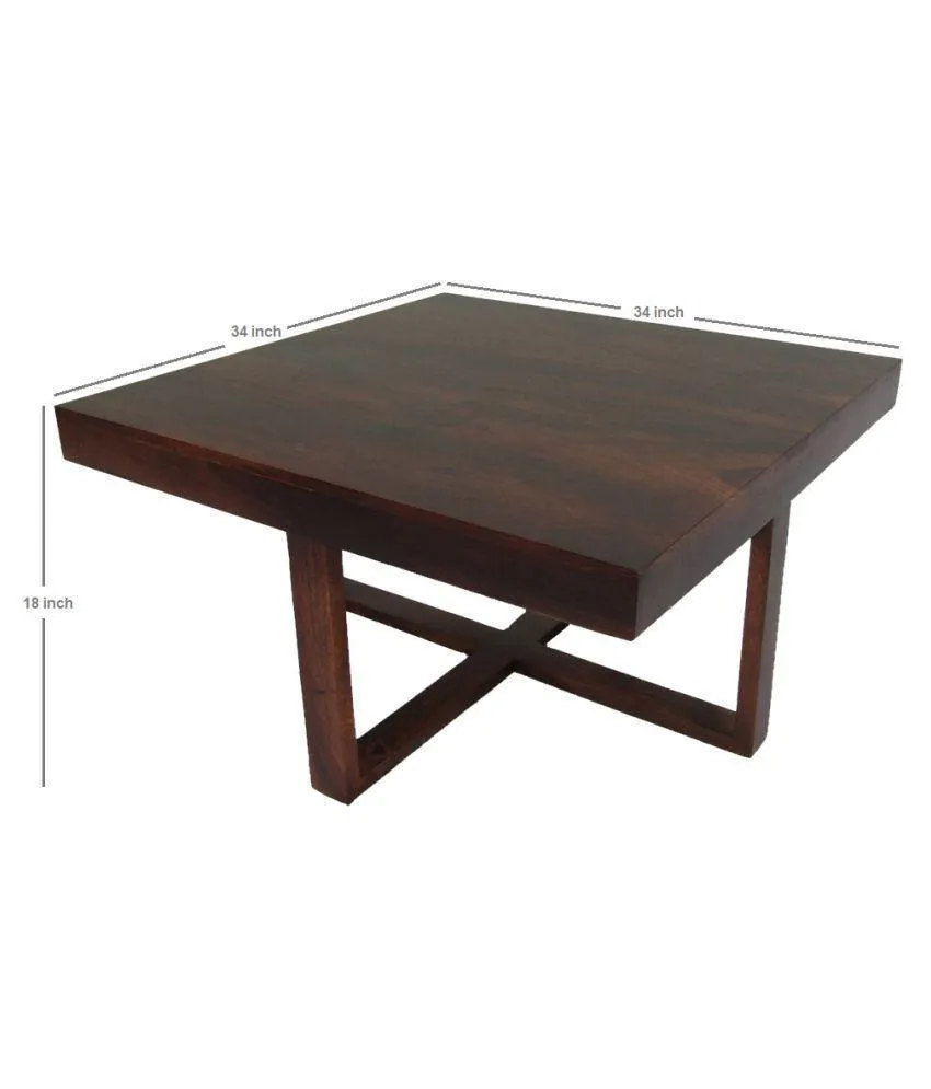 Wooden coffee table Set 4 1